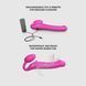 Безремневой страпон с вибрацией Strap-On-Me Vibrating Fuchsia, пульт ДУ, регулируемый SX2571 фото 5