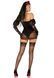 Эротический костюм черной невесты Leg Avenue Heartbreak Bride, боди, рукава, вуаль, чокер SO9207 фото 4
