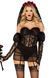 Эротический костюм черной невесты Leg Avenue Heartbreak Bride, боди, рукава, вуаль, чокер SO9207 фото 1