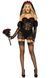 Эротический костюм черной невесты Leg Avenue Heartbreak Bride, боди, рукава, вуаль, чокер SO9207 фото 3