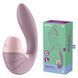 Подвійний вібратор із вакуумною стимуляцією Satisfyer Air Pulse Supernova рожевий