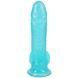 Реалистичный фаллоимитатор Doc Johnson Crystal Jellies Teal, TPE SX4431 фото 2