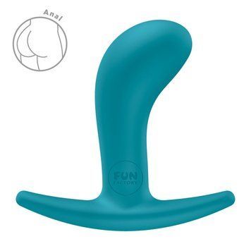 Анальна пробка Fun Factory BOOTIE Aquamarine, тонкий обмежувач