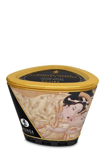 Свічка для масажу MASSAGE CANDLE VANILLA, 170 мл SO2511 фото