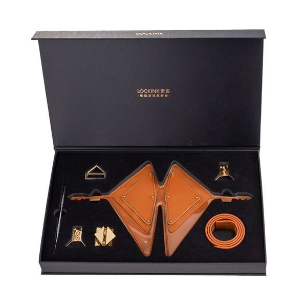 Маска на очі LOCKINK Vixen Blindfold Brown Set SX0854 фото