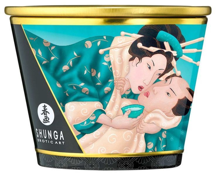 Массажная свеча Shunga Massage Candle - Island Blossoms (170 мл) с афродизиаками SO3343 фото