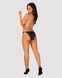 Полупрозрачные трусики с подвеской Obsessive Ivannes panties black, черные SO7280 фото 4