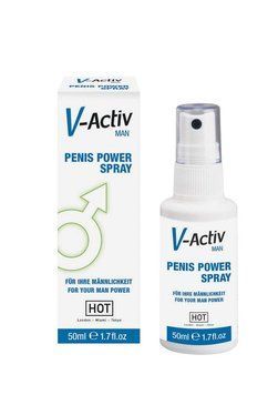Спрей збудливий для чоловіків HOT V-Activ, 50 мл HOT44560 фото