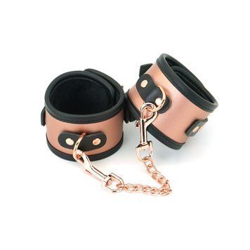 Поножі Liebe Seele Rose Gold Memory Ankle Cuffs, натуральна шкіра, рожеве золото SO9497 фото