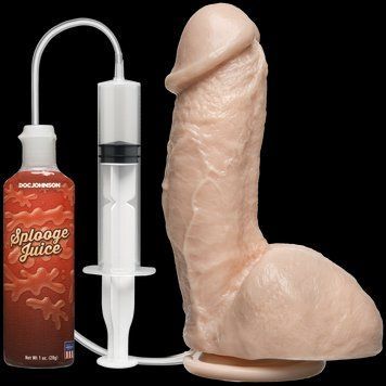 Реалістичний фалоімітатор із функцією еякуляції Doc Johnson The Amazing Squirting Realistic Cock (5,1 см) SO1973 фото