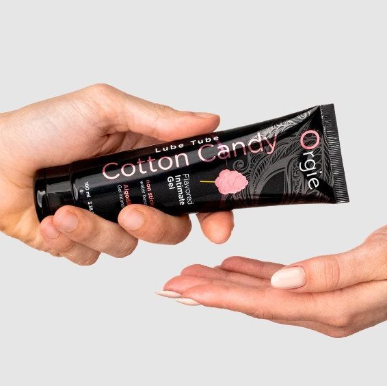 Їстівний лубрикант на водній основі "Lube Tube" Цукрова вата, 100мл Orgie SX1522 фото