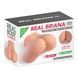 Мастурбатор-півторс з вібрацією Real Body Real Briana, вагіна та анус, 25х18 см SO9953 фото 5