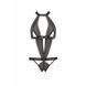 Напівпрозоре боді з вирізами Passion Exclusive Mirajane Body black, black PS26405 фото 5