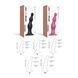 Насадка для страпона Strap-On-Me Dildo Plug Beads Black  SO8982 фото 4
