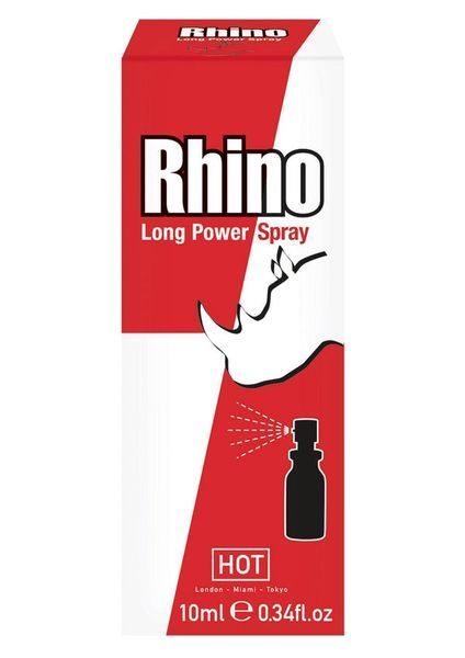 Спрей-пролонгатор для мужчин HOT RHINO, 10 мл HOT44202 фото