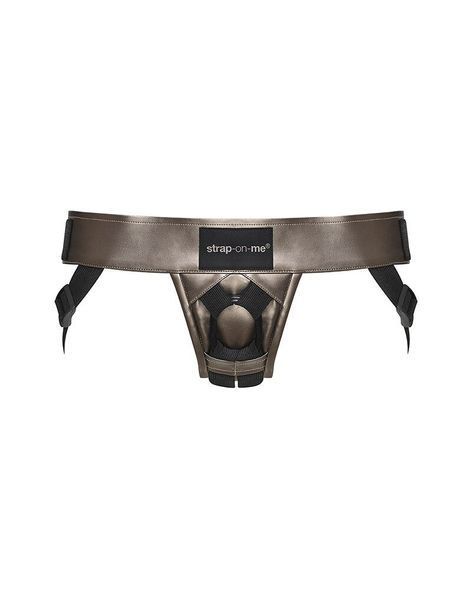 Трусы для страпона Strap-On-Me Leatherette HARNESS CURIOUS SO4508 фото