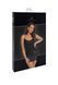 Платье Noir Handmade F307 Mirage, black, мини, под латекс, открытая спина, декор из стразов SX0279 фото 7
