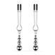 Зажимы для сосков Bedroom Fantasies: Nipple Clamps with Beaded Chain - Silver SX2209 фото 1