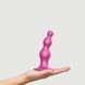 Насадка для страпона Strap-On-Me Dildo Plug Beads Framboise Metallic  SO8983 фото 3