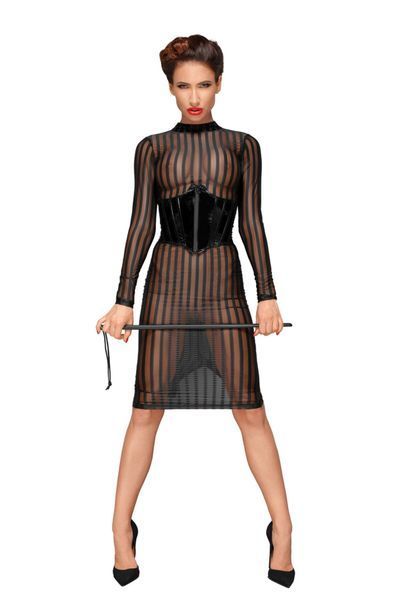 Сукня з мокрим ефектом Noir Handmade F182 Classic dress made of elastic tulle SX0052 фото
