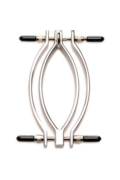 Затискач для статевих губ Master Series: Pussy Tugger Adjustable Vagina Clamp with Chain SO8797 фото