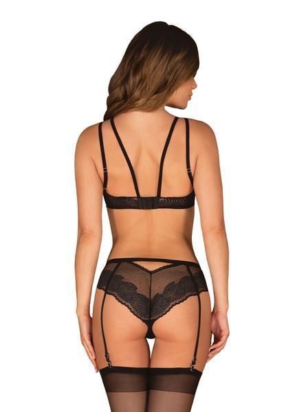 Комплект Obsessive Allastia 2-pcs set black  SX2577 фото