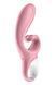 Смарт вибратор кролик Satisfyer Hug Me Pink, 2 мотора, диаметр 4,2см, широкая клиторальная часть SO6274 фото 3