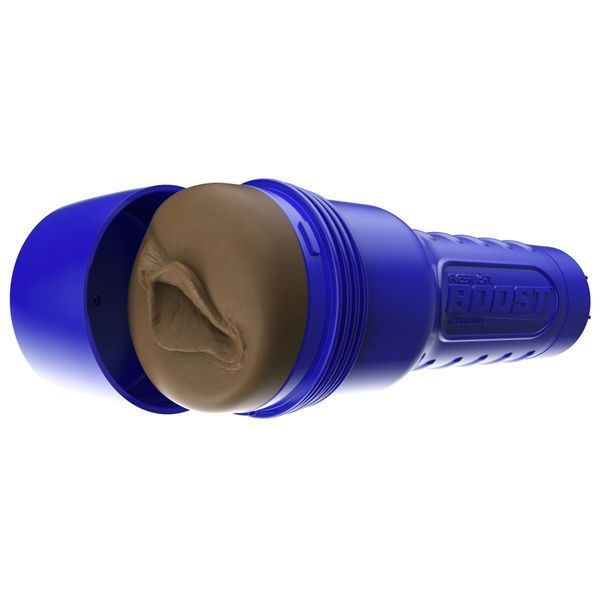 Мастурбатор-вагина Fleshlight Boost Bang Medium Dark Flesh, плавающие кольца Turbo Tech SX1315 фото