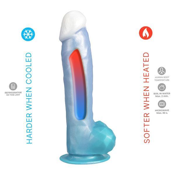 Фаллоимитатор SilexD Fantasy - Angel 9", двухслойный, силикон+Silexpan SX3952 фото