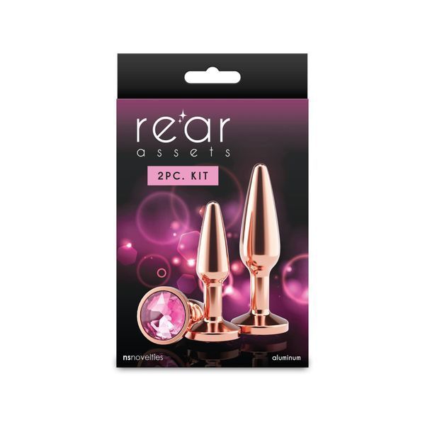 NS Novelties Rear Assets - Tapered Trainer Kit - Rose Gold - Pink
