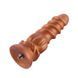 Фаллоимитатор для секс-машин Hismith Spiral Grain Silicone Dildo Monster Series, спиральный рельеф SO9961 фото 1