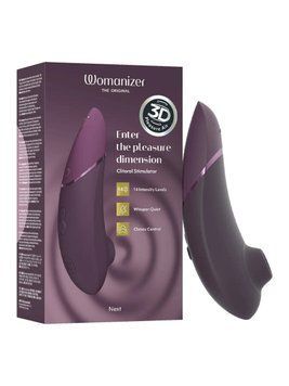 Вакуумний кліторальний стимулятор Womanizer Next Dark, фіолетовий