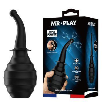 Анальный душ с гибким носиком Pretty Love Mr Play чёрный 330 мл QX-005-MR фото