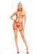 Портупея з чокером і гартери Leg Avenue 2PC Vegan Leather Nurse Harness Teddy and Headband Red  SX1716 фото 8