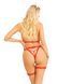 Портупея з чокером і гартери Leg Avenue 2PC Vegan Leather Nurse Harness Teddy and Headband Red  SX1716 фото 2