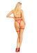 Портупея з чокером і гартери Leg Avenue 2PC Vegan Leather Nurse Harness Teddy and Headband Red  SX1716 фото 10