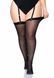 Сексуальні панчохи під підв&rsquo;язки Leg Avenue Sheer Stockings Black, plus size SO7914 фото 2