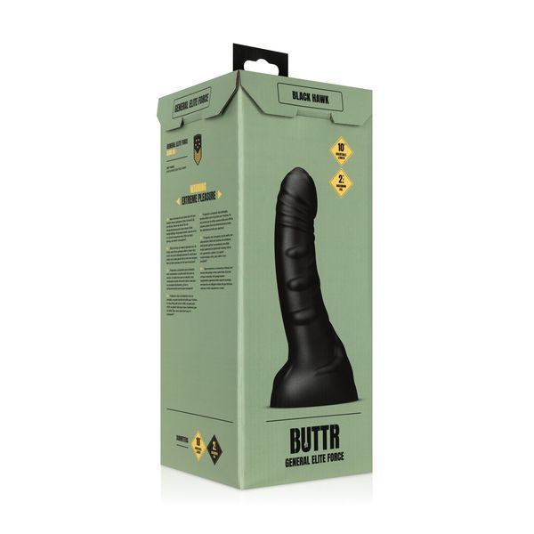 Фалоимитатор BUTTR - Black Hawk Curved Anal Dildo SX2212 фото