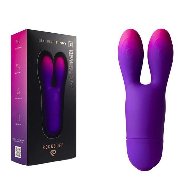 Вібратор Rocks Off Glo Girl - Bunny SX2680 фото