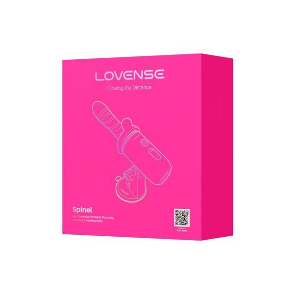 Смарт-мини секс-машина Lovense Spinel имитация фрикций, подогрев, 3 насадки, на присоске SX3316 фото