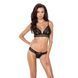 Комплект білизни Passion ERZA SET, black, ліф і трусики PS26011 фото 1