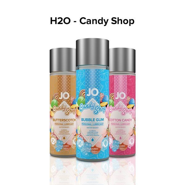 Лубрикант на водній основі JO H2O &mdash; Candy Shop &mdash; Bubblegum (60 мл) без цукру та парабенів SO2619 фото