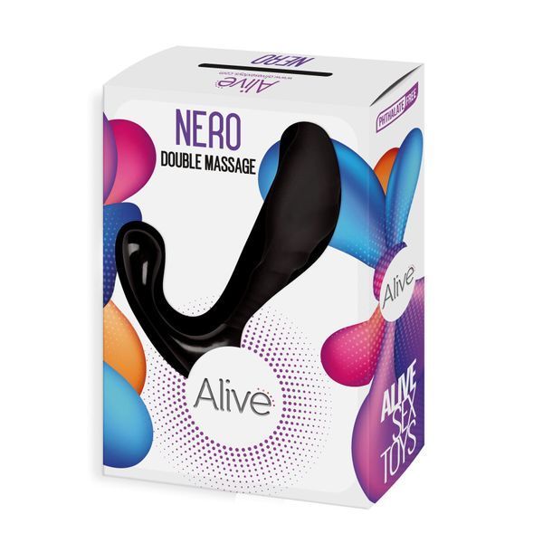 Массажер простаты Alive Nero для новичков, силикон  AL20459 фото