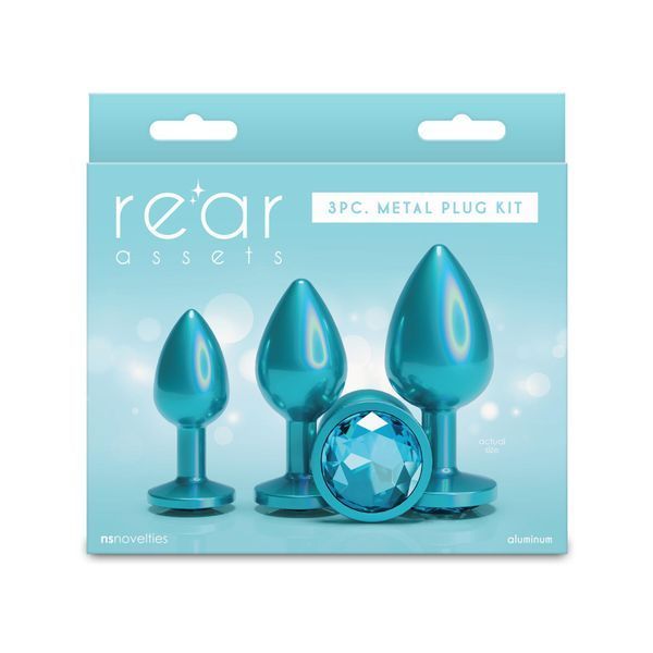 NS Novelties Rear Assets - Trainer Kit - Iridescent Teal - Teal Gem