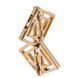 Зажимы для сосков с тяжелой подвеской LOCKINK Adjustable Nipple Clamps with Heavy Pendant - Golden SX0846 фото 5
