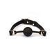 Повітропроникний кляп Liebe Seele Boudoir Amor Ball Gag Black, силіконова кулька, діаметр 4,3 см SX1667 фото 1