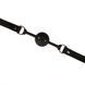 Повітропроникний кляп Liebe Seele Boudoir Amor Ball Gag Black, силіконова кулька, діаметр 4,3 см SX1667 фото 4