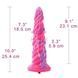 Фаллоимитатор для секс-машин Hismith Awl Shape Silicone Dildo Monster Series, крепление KlicLok SO9965 фото 2