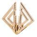 Зажимы для сосков с тяжелой подвеской LOCKINK Adjustable Nipple Clamps with Heavy Pendant - Golden SX0846 фото 2