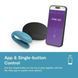 Смарт-вібратор для пар We-Vibe Sync Go Turquoise, блакитний, з керуванням через застосунок SX0528 фото 9